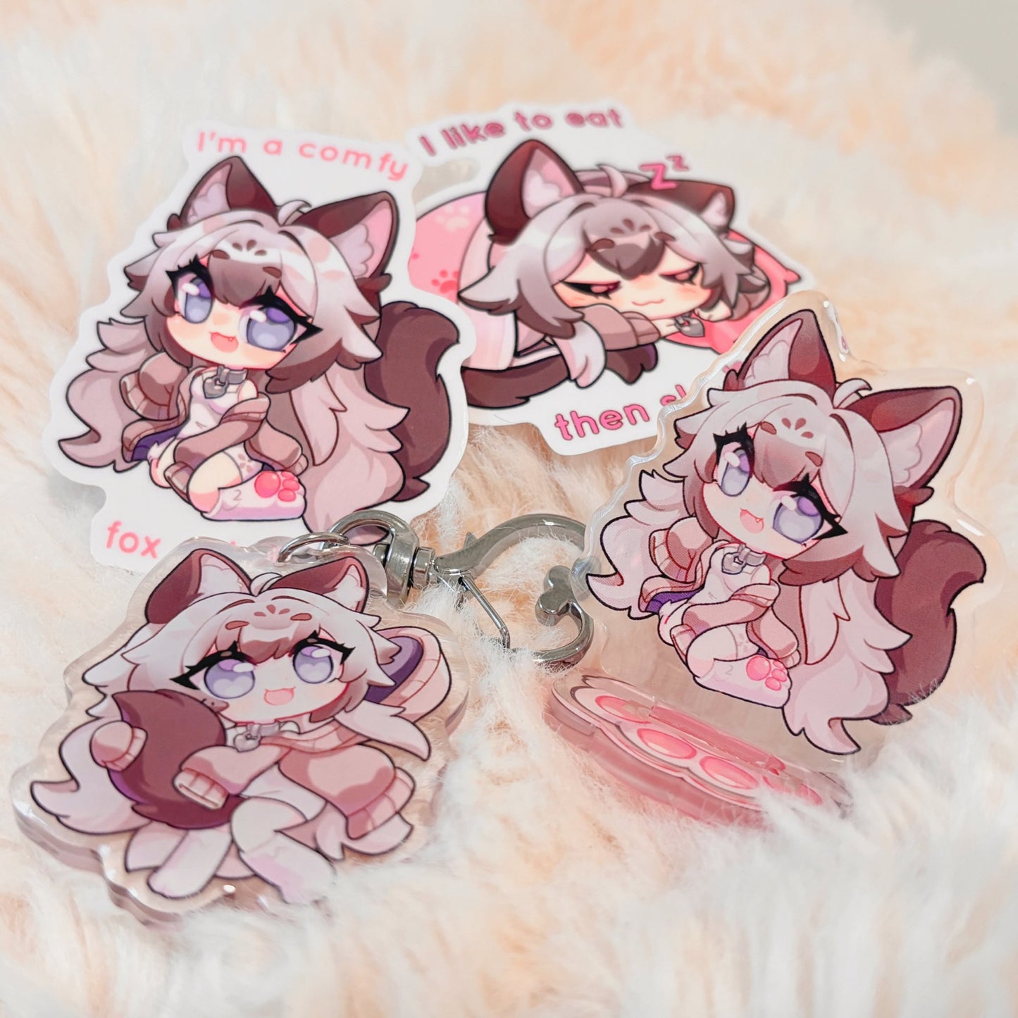 (PRE-ORDER) Foxy Fox Cat Thing Sticker